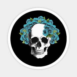 Floral Skull 24 Magnet